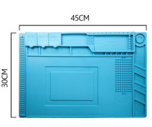 Cargar imagen en el visor de la galería, Magnetic Heat Insulation Silicone Pad Mat Platform Soldering Repair 17.7x11.8 in