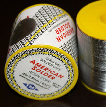 Cargar imagen en el visor de la galería, New 400G 0.8mm 60/40 Tin lead Solder rosin flux Wire Roll (pack of 2 - 800G)
