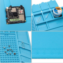 Cargar imagen en el visor de la galería, Magnetic Heat Insulation Silicone Pad Mat  Soldering Repair 17.7x11.8 in (2 QTY)
