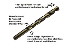 Cargar imagen en el visor de la galería, Drill America DWD60J-SET 60 Piece Drill Set, #1-60 Wire Sizes, High Speed Steel,
