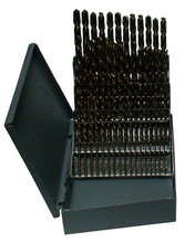 Cargar imagen en el visor de la galería, Drill America DWD60J-SET 60 Piece Drill Set, #1-60 Wire Sizes, High Speed Steel,
